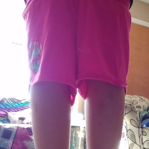 Cute hot pink PJ shorts - Picture 3 of 3
